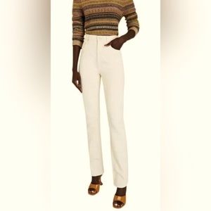 MOTHER SUPERIOR The High Waisted Rider Skimp in Act Natural 30X32 Bougie Beige